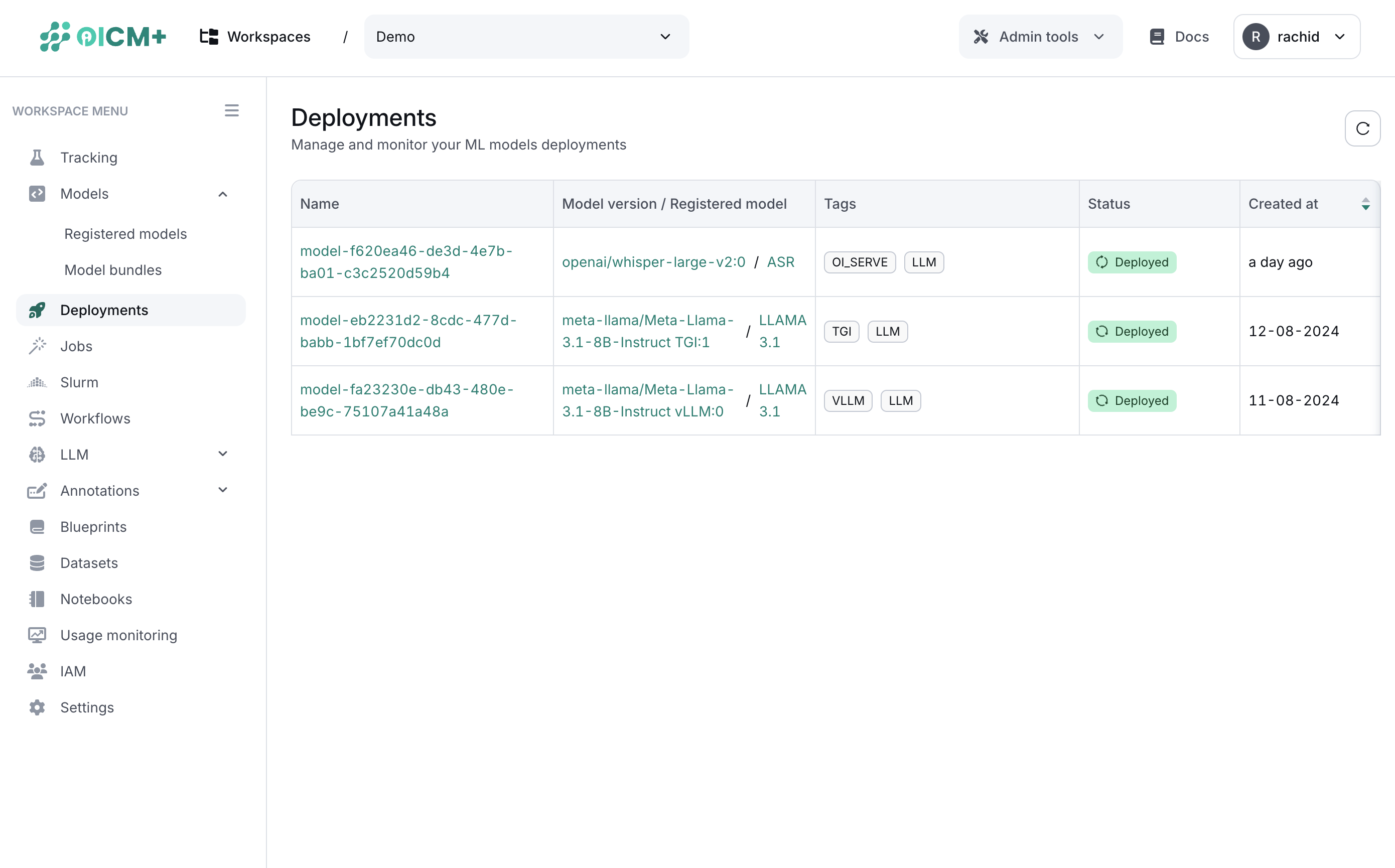 Deployment Management