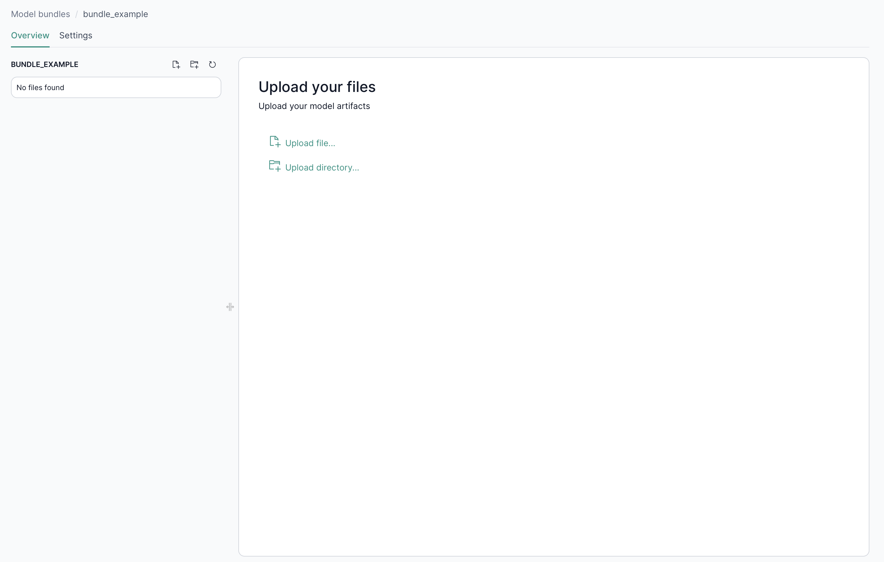 Model Bundles Overview